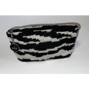 The SAK Zebra Zipper Make Up Pouch